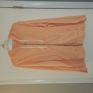 Old Navy Relaxed Lightweight Full-zip Hooded Sweatshirt, XXL, Peach